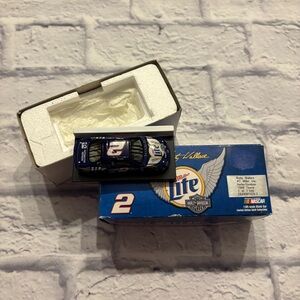 Vintage 1999 Nascar Rusty Wallace Miller Lite x Harley Davidson model car